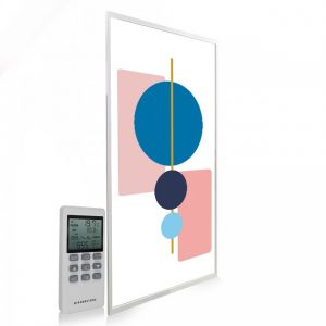 595x1195 Abstract Geometry Image NXT Gen Infrared Heating Panel 700W - Electric Wall Panel Heater