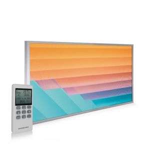 595x995 Abstract Lines Picture NXT Gen Infrared Heating Panel 580W - Electric Wall Panel Heater