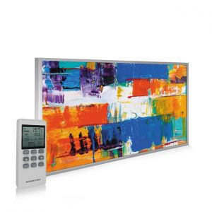 595x995 Abstract Paint Picture NXT Gen Infrared Heating Panel 580W - Electric Wall Panel Heater