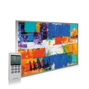 795x1195 Abstract Paint Picture NXT Gen Infrared Heating Panel 900W - Electric Wall Panel Heater