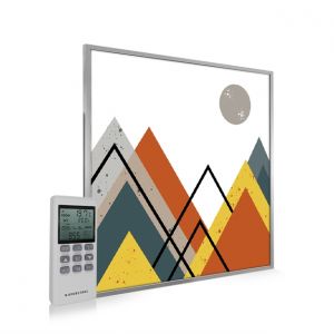 595x595 Abstract Mountains Image NXT Gen Infrared Heating Panel 350W - Electric Wall Panel Heater