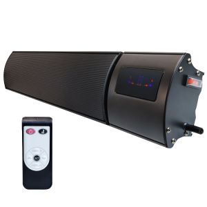 1.8kW Helios Wi-Fi Remote Controllable Infrared Bar Heater (Available In Black Or White)