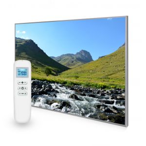 995x1195 Glacial Brook Image Nexus Wi-Fi Infrared Heating Panel 1200W - Electric Wall Panel Heater