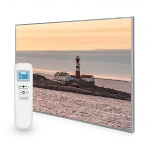 995x1195 Dusky Lighthouse Picture Nexus Wi-Fi Infrared Heating Panel 1200W - Electric Wall Panel Heater