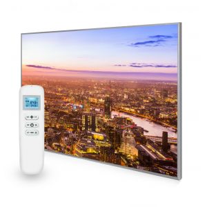 995x1195 London Skyline Picture Nexus Wi-Fi Infrared Heating Panel 1200W - Electric Wall Panel Heater