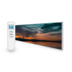 350W Tangerine Dream UltraSlim Image Nexus Wi-Fi Infrared Heating Panel - Electric Wall Panel Heater