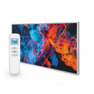 595x995 Dancing Smoke Picture Nexus Wi-Fi Infrared Heating Panel 580W - Electric Wall Panel Heater
