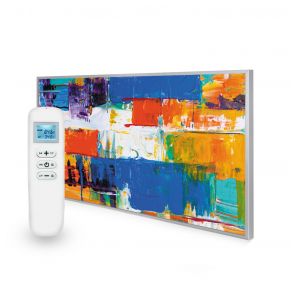 595x995 Abstract Paint Picture Nexus Wi-Fi Infrared Heating Panel 580W - Electric Wall Panel Heater