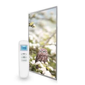 595x1195 Owl In The Spring Picture Nexus Wi-Fi Infrared Heating Panel 700W - Electric Wall Panel Heater