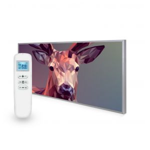 595x1195 A Deer In Pixels Picture Nexus Wi-Fi Infrared Heating Panel 700W - Electric Wall Panel Heater