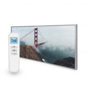 595x1195 San Fran Image Nexus Wi-Fi Infrared Heating Panel 700W - Electric Wall Panel Heater