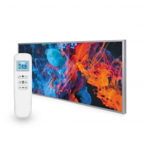 595x1195 Dancing Smoke Image Nexus Wi-Fi Infrared Heating Panel 700W - Electric Wall Panel Heater