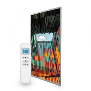595x1195 Geometric Architecture Image Nexus Wi-Fi Infrared Heating Panel 700W - Electric Wall Panel Heater