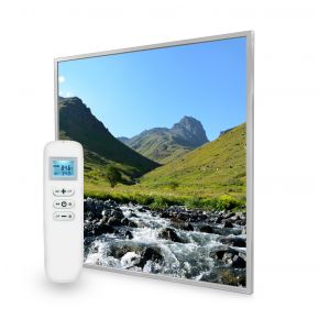 595x595 Glacial Brook Image Nexus Wi-Fi Infrared Heating Panel 350W - Electric Wall Panel Heater