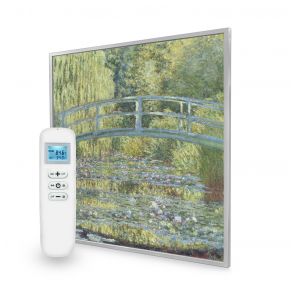 595x595 The Pond With Water Lillies Image Nexus Wi-Fi Infrared Heating Panel 350W - Electric Wall Panel Heater