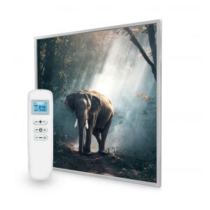 595x595 Jungle Elephant Image Nexus Wi-Fi Infrared Heating Panel 350W - Electric Wall Panel Heater