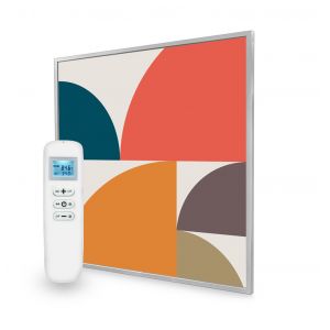 595x595 Abstract Circles Image Nexus Wi-Fi Infrared Heating Panel 350W - Electric Wall Panel Heater