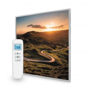 595x595 Rural Sunset Image Nexus Wi-Fi Infrared Heating Panel 350W - Electric Wall Panel Heater