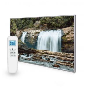 795x1195 Waterfalls Picture Nexus Wi-Fi Infrared Heating Panel 900W - Electric Wall Panel Heater