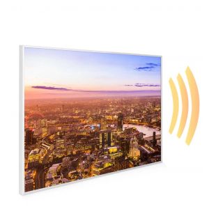 995x1195 London Skyline Picture NXT Gen Infrared Heating Panel 1200W - Electric Wall Panel Heater