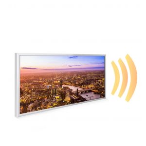 595x1195 London Skyline Picture NXT Gen Infrared Heating Panel 700W - Electric Wall Panel Heater