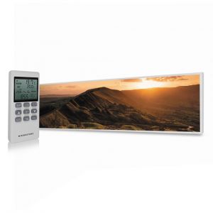 350W Rural Sunset UltraSlim Picture NXT Gen Infrared Heating Panel - Electric Wall Panel Heater