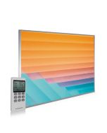 995x1195 Abstract Lines Picture NXT Gen Infrared Heating Panel 1200W - Electric Wall Panel Heater