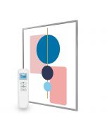 995x1195 Abstract Geometry Picture Nexus Wi-Fi Infrared Heating Panel 1200W - Electric Wall Panel Heater
