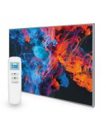 995x1195 Dancing Smoke Picture Nexus Wi-Fi Infrared Heating Panel 1200W - Electric Wall Panel Heater