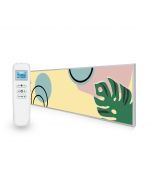 350W Abstract Leaves UltraSlim Picture Nexus Wi-Fi Infrared Heating Panel - Electric Wall Panel Heater