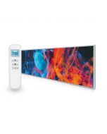 350W Dancing Smoke UltraSlim Picture Nexus Wi-Fi Infrared Heating Panel - Electric Wall Panel Heater
