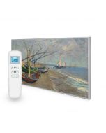 595x995 Fishing Boats on the Beach at Saintes Maries Picture Nexus Wi-Fi Infrared Heating Panel 580W - Electric Wall Panel Heater