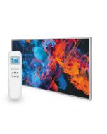 595x995 Dancing Smoke Picture Nexus Wi-Fi Infrared Heating Panel 580W - Electric Wall Panel Heater