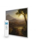 595x595 Tropical Scenery Picture Nexus Wi-Fi Infrared Heating Panel 350W - Electric Wall Panel Heater
