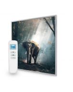 595x595 Jungle Elephant Image Nexus Wi-Fi Infrared Heating Panel 350W - Electric Wall Panel Heater