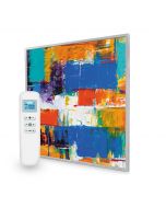 595x595 Abstract Paint Image Nexus Wi-Fi Infrared Heating Panel 350W - Electric Wall Panel Heater