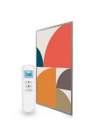 795x1195 Abstract Circles Picture Nexus Wi-Fi Infrared Heating Panel 900W - Electric Wall Panel Heater