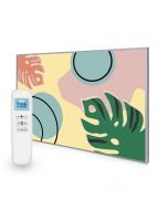 795x1195 Abstract Leaves Picture Nexus Wi-Fi Infrared Heating Panel 900W - Electric Wall Panel Heater