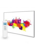 795x1195 London Skyline Splash Picture Nexus Wi-Fi Infrared Heating Panel 900W - Electric Wall Panel Heater