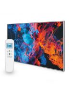 795x1195 Dancing Smoke Picture Nexus Wi-Fi Infrared Heating Panel 900W - Electric Wall Panel Heater
